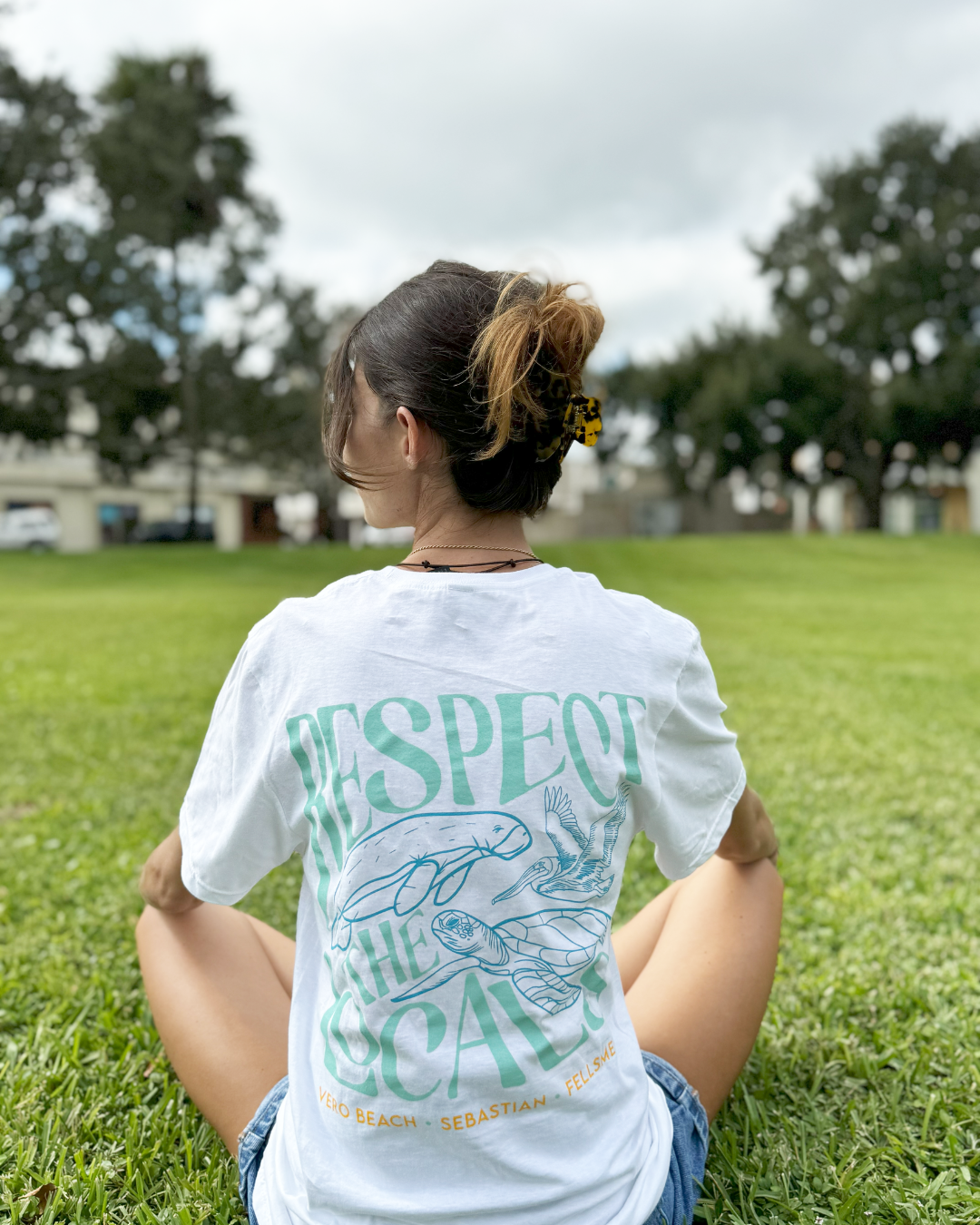 Respect The Locals T-Shirt - White