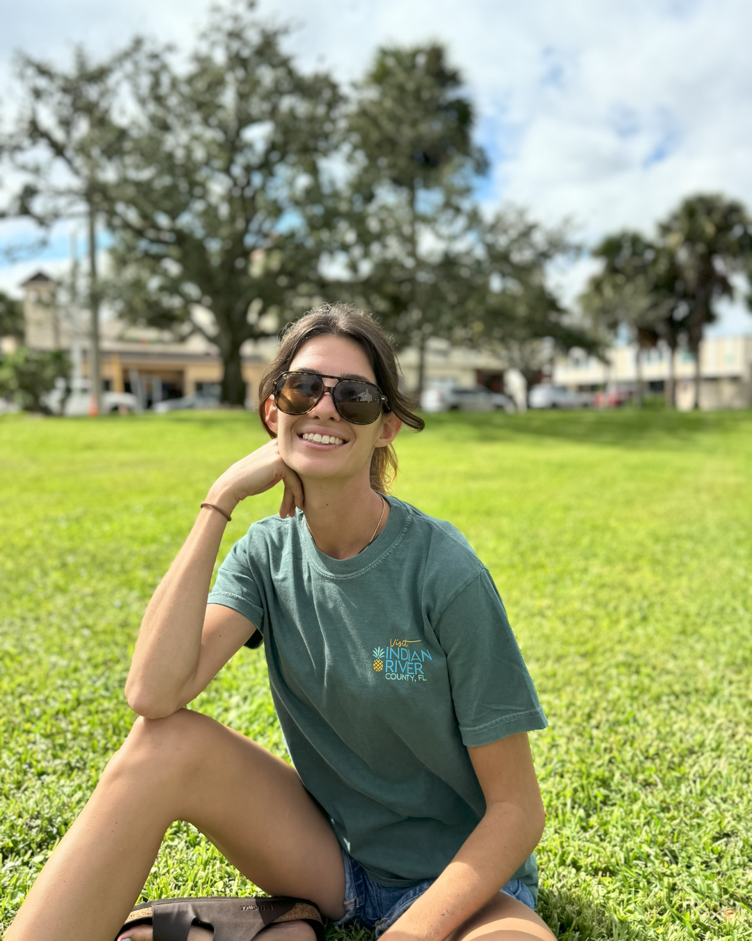 Respect the Locals T-Shirt - Blue Spruce