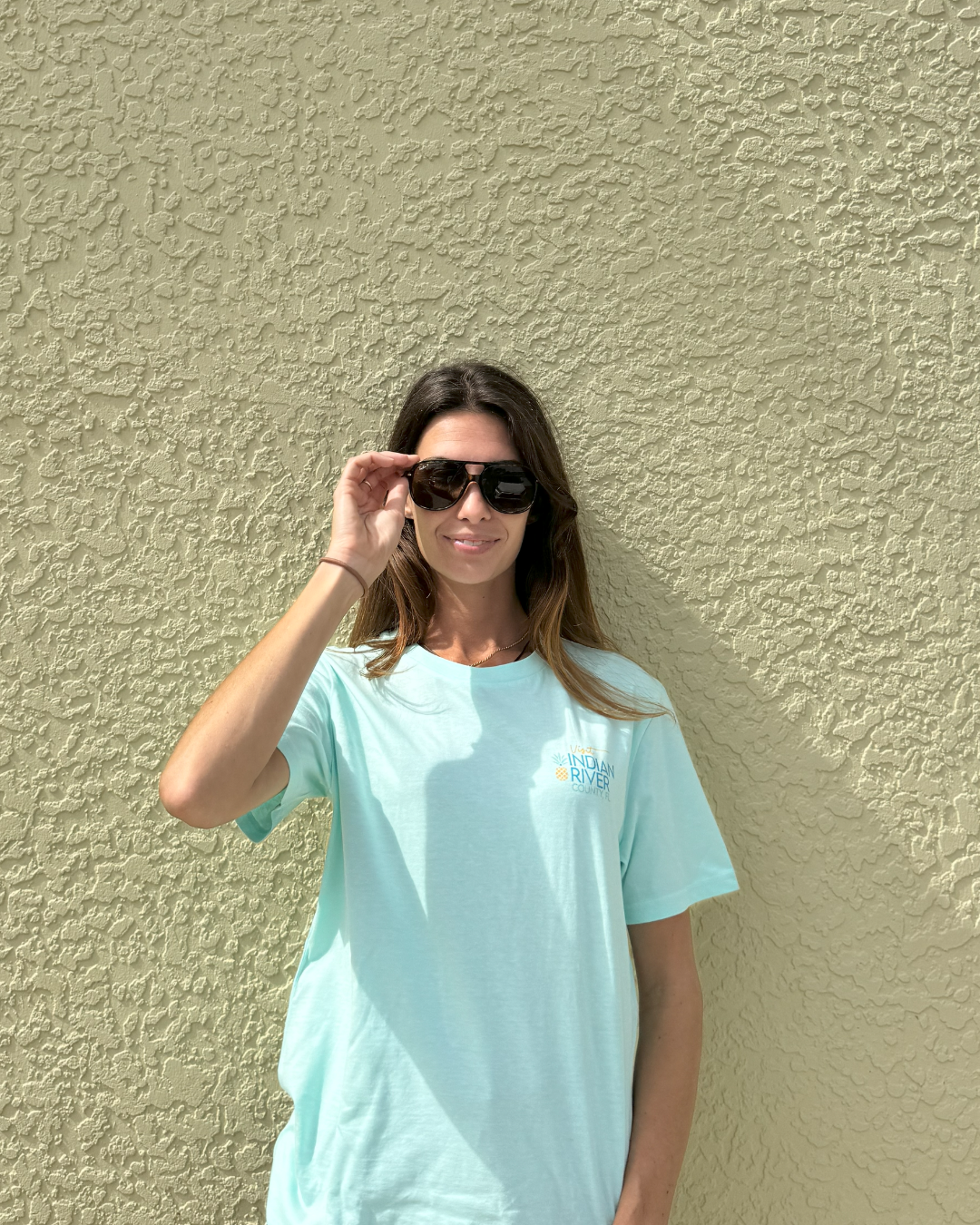 Respect the Locals T-Shirt - Teal Ice