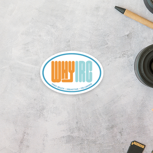 WHYIRC Oval Sticker